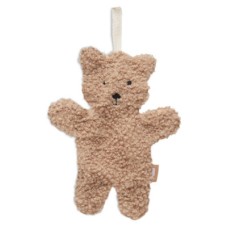 Pacifier cloth Teddy Bear - Biscuit